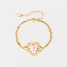 Butterfly Heart Bracelet