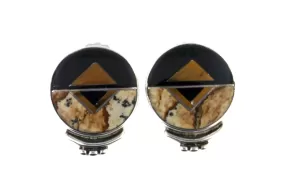 David Rosales Round Native Earth Earrings