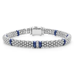 LAGOS Blue Caviar Single Station 6mm Diamond Bracelet