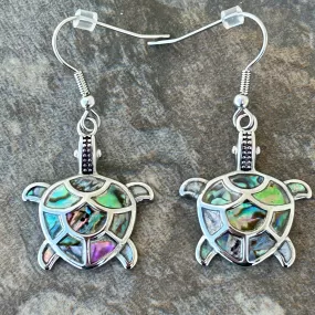 Sea Shell - Turtle - Land Turtle Earrings - SK2579E